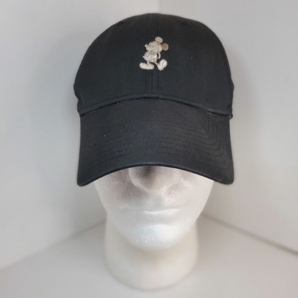 Disney Parks Nike Classic Mickey Dri-Fit Golf Baseball Hat Black Exclusive